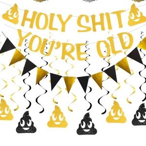 Over the hill birthday decorations